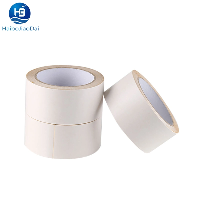 White Super Strong Adhesive Tape Paper Strong Ultra-Thin High-Adhesive Cotton Double-Sided Tape for Hardware
