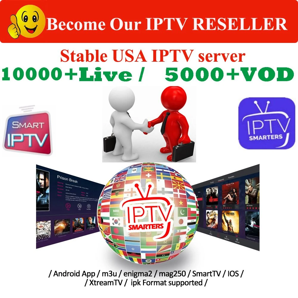 Mega Ott IPTV Reseller Panel Subscription Code for All Europe Channels IPTV Smarters 4K Ott Credits