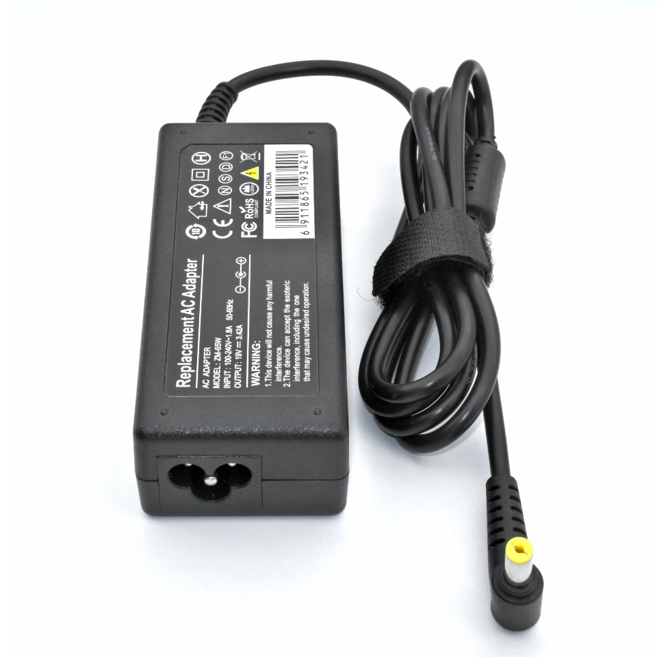 Laptop AC Power Adapter for Acer 19V 3.42A 65W Notebook Charger