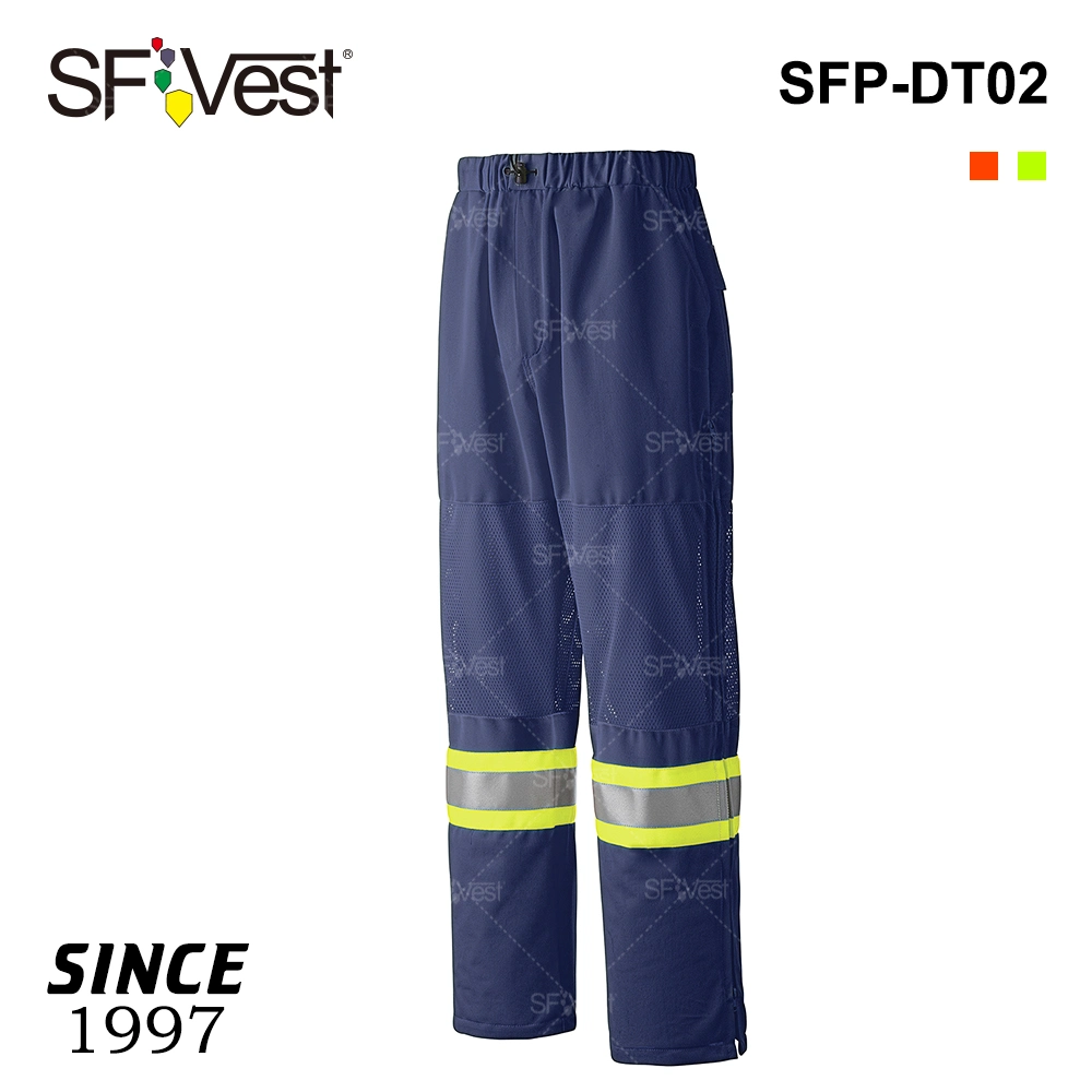 2020 Breathable Mesh Safety Reflective Work Pant High Visibility Workwear Trousers