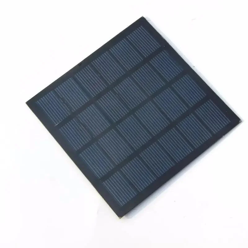 Los paneles solares Pet Mini 6V de 1,5 W Sistema de alimentación de 250mA cargador para batería de 3.7V celda solar de luz LED de la educación