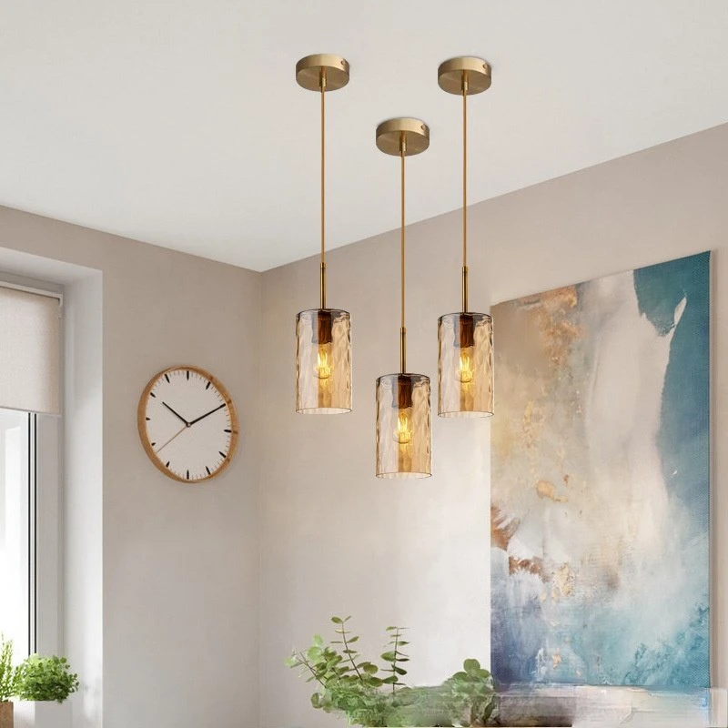 Modern LED Hanging Lamps Living Room Light Fixture Nordic Pendant Lights (WH-GP-53)