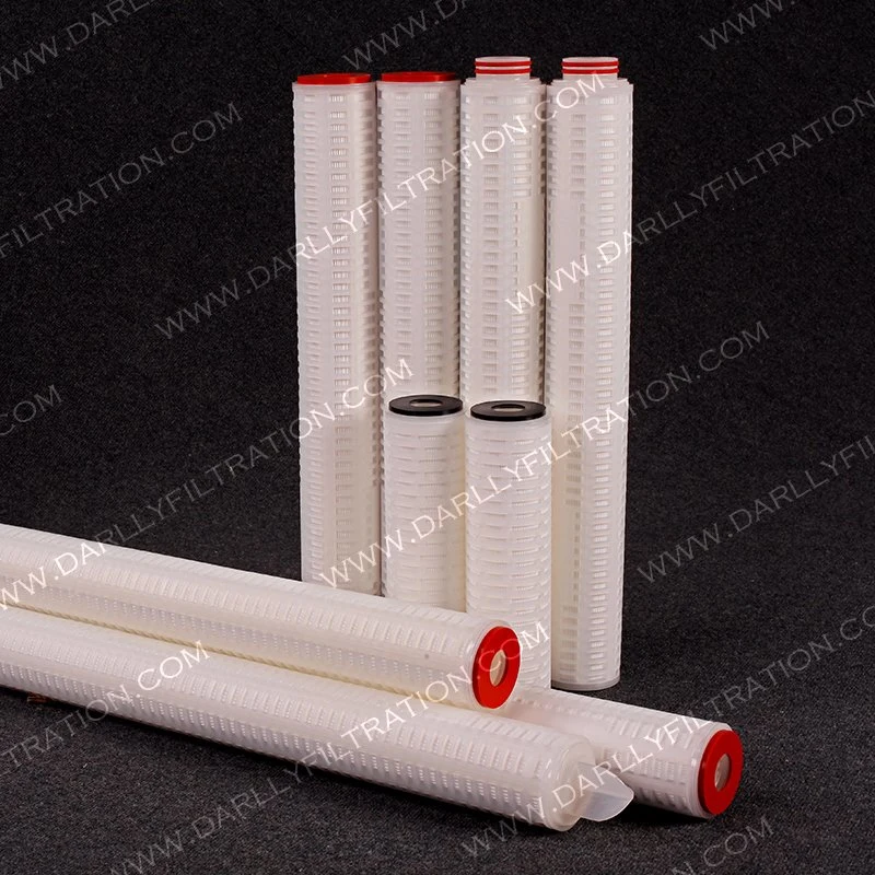 Darlly Hydrophobic PTFE Membrane 0.1 Micron Pleated Filter Element for Compressed Air