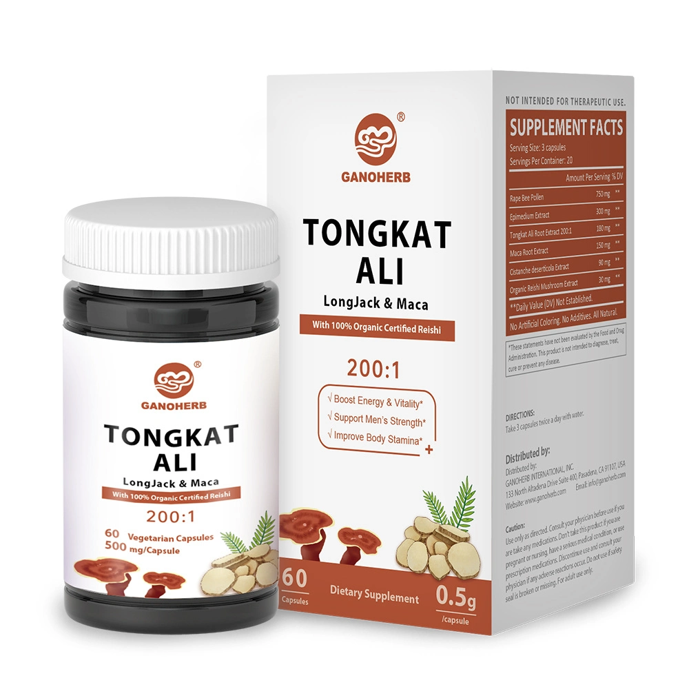 Ganoherb Customized Tongkat Ali Maca Capsule Herbal Supplements