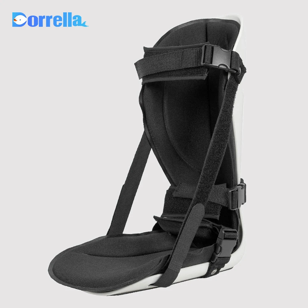 Médico Stablilla nocturna ajustable pie de caída Ortesis plantar pie Fasciitis Tobillo Brace Noche de tablillas de tobillo