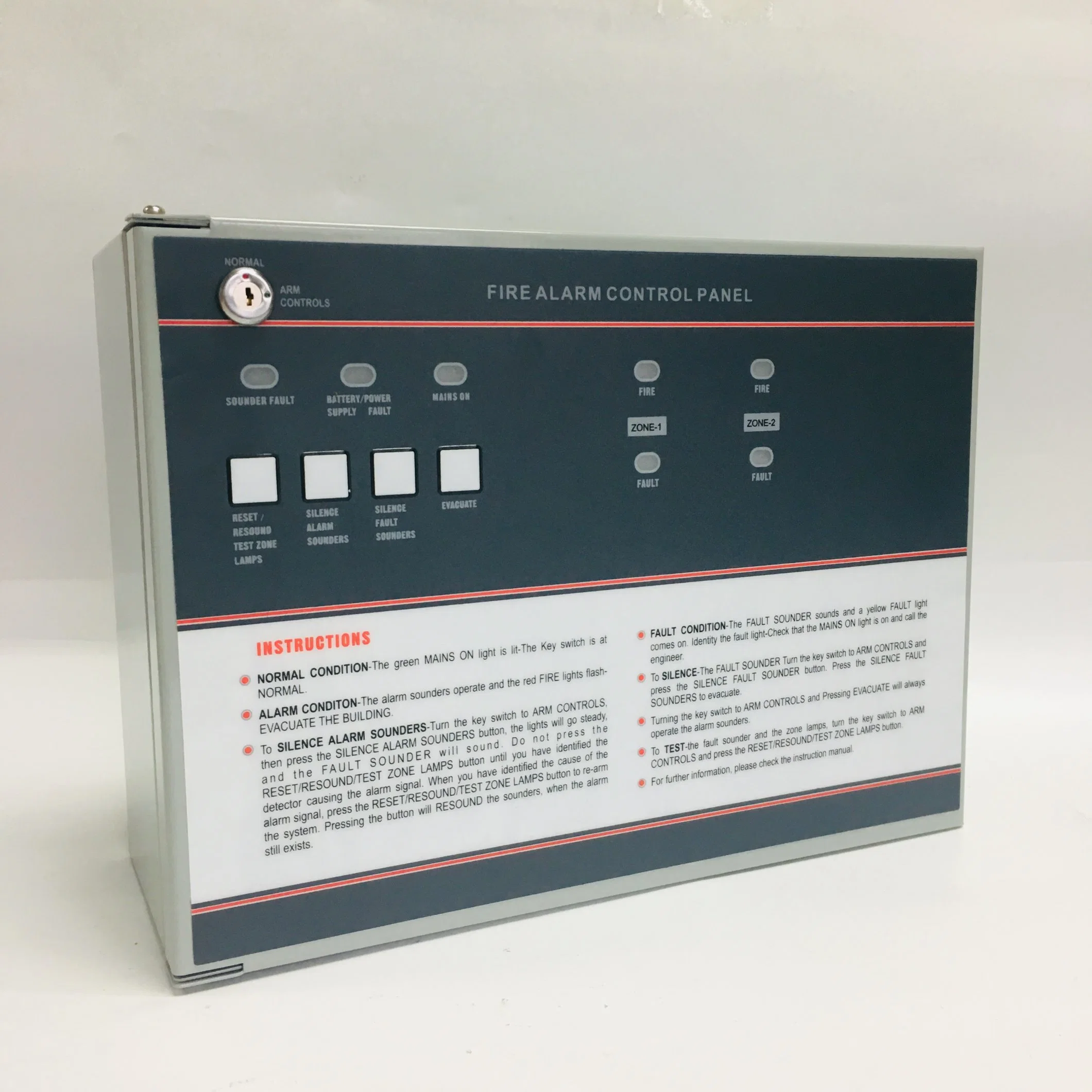 Competitive Price Conventional Fire Alarm Control Panel with Expandable Modular Components