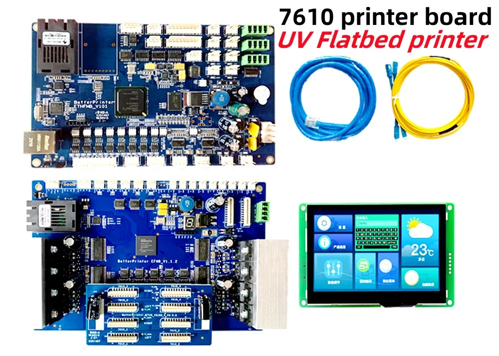 Double Heads 7610 Main Board Kit Printer Parts for Thermal Transfer Dtf Inkjet Printer Flatbed Printer Board