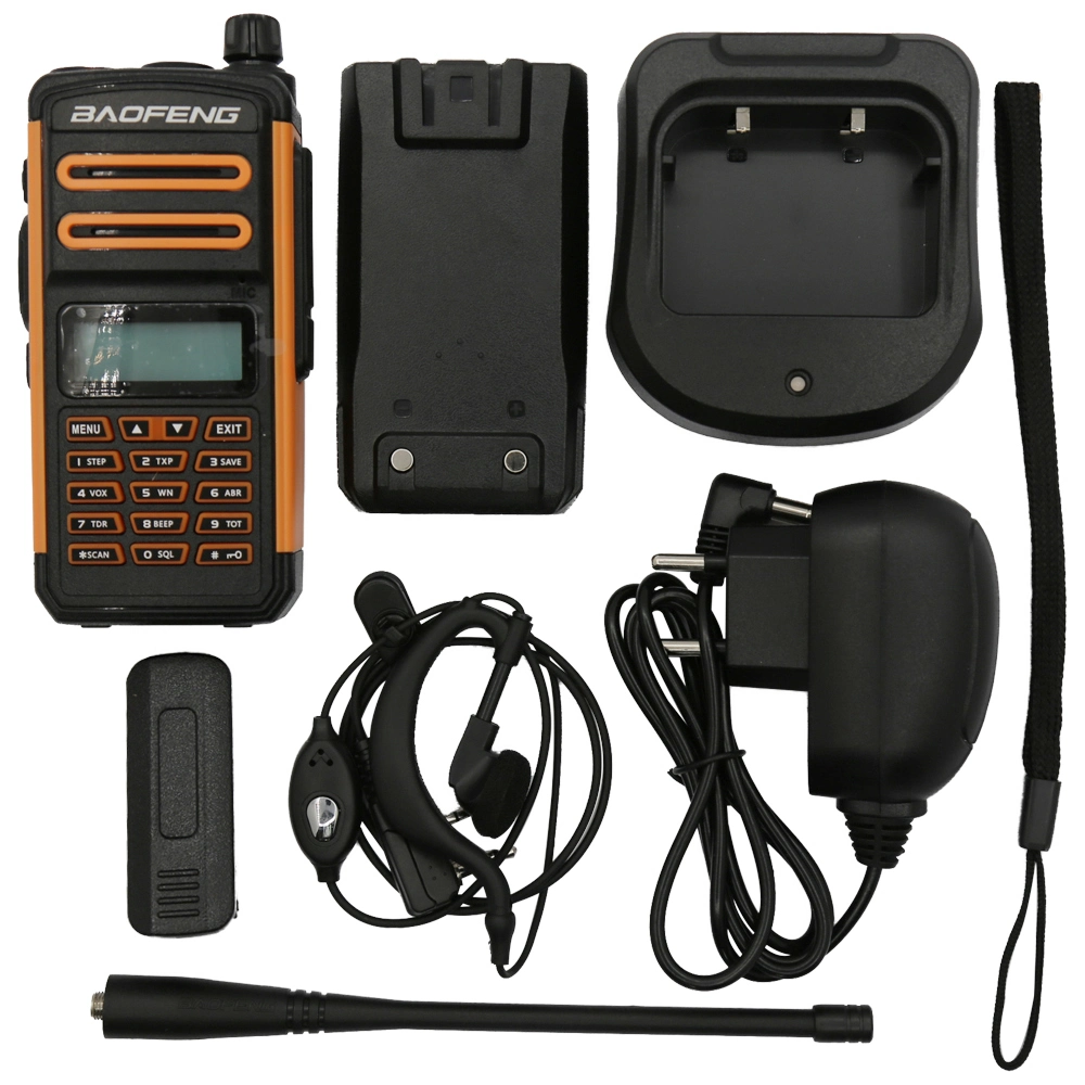 Radio bidireccional Baofeng Tri-Band 136-174MHz 220-260MHz&amp;400-520MHz Jamón Amaturer de mano Radio Bf-918UV portátil Walkie Talkie