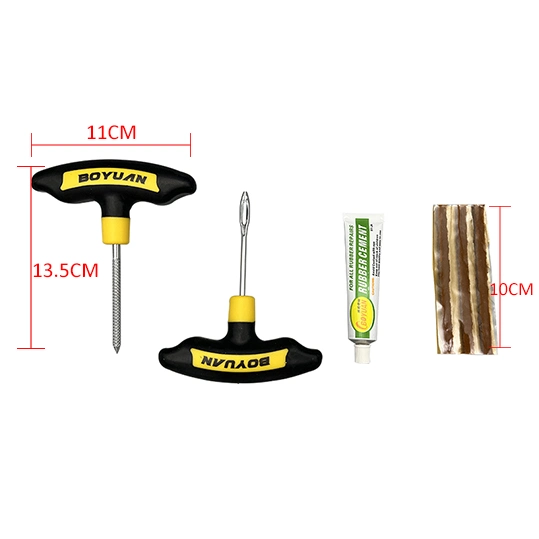 Fabrik Verkauf hochwertige Reifen Reparatur Kit Reifen Dichtleisten mit Werkzeug 6PCS