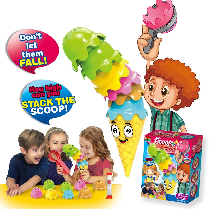 Educational New Toys Wholesale/Supplier Ice Cream Stacking Toys Game