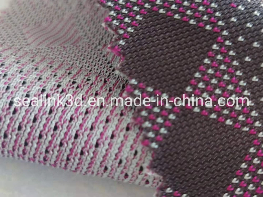 Nylon y poliéster tela de malla de Tricot para ropa deportiva