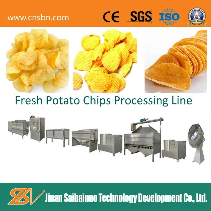 Hot Selling Full Stainless Steel Fresh Potato Chips Manufacturing Line