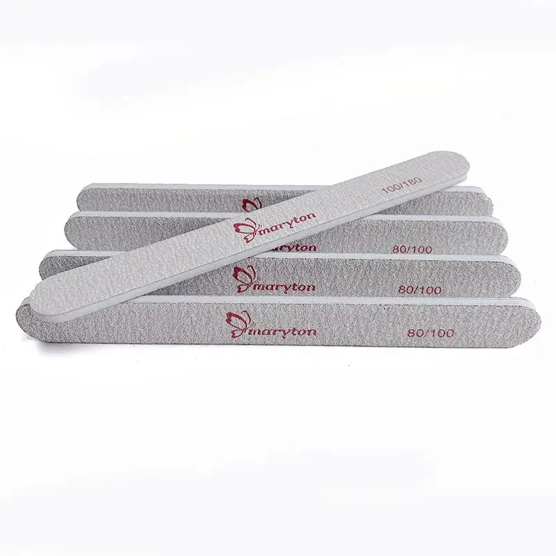 Runde Muster Manikue Nail Files Straight Private Label