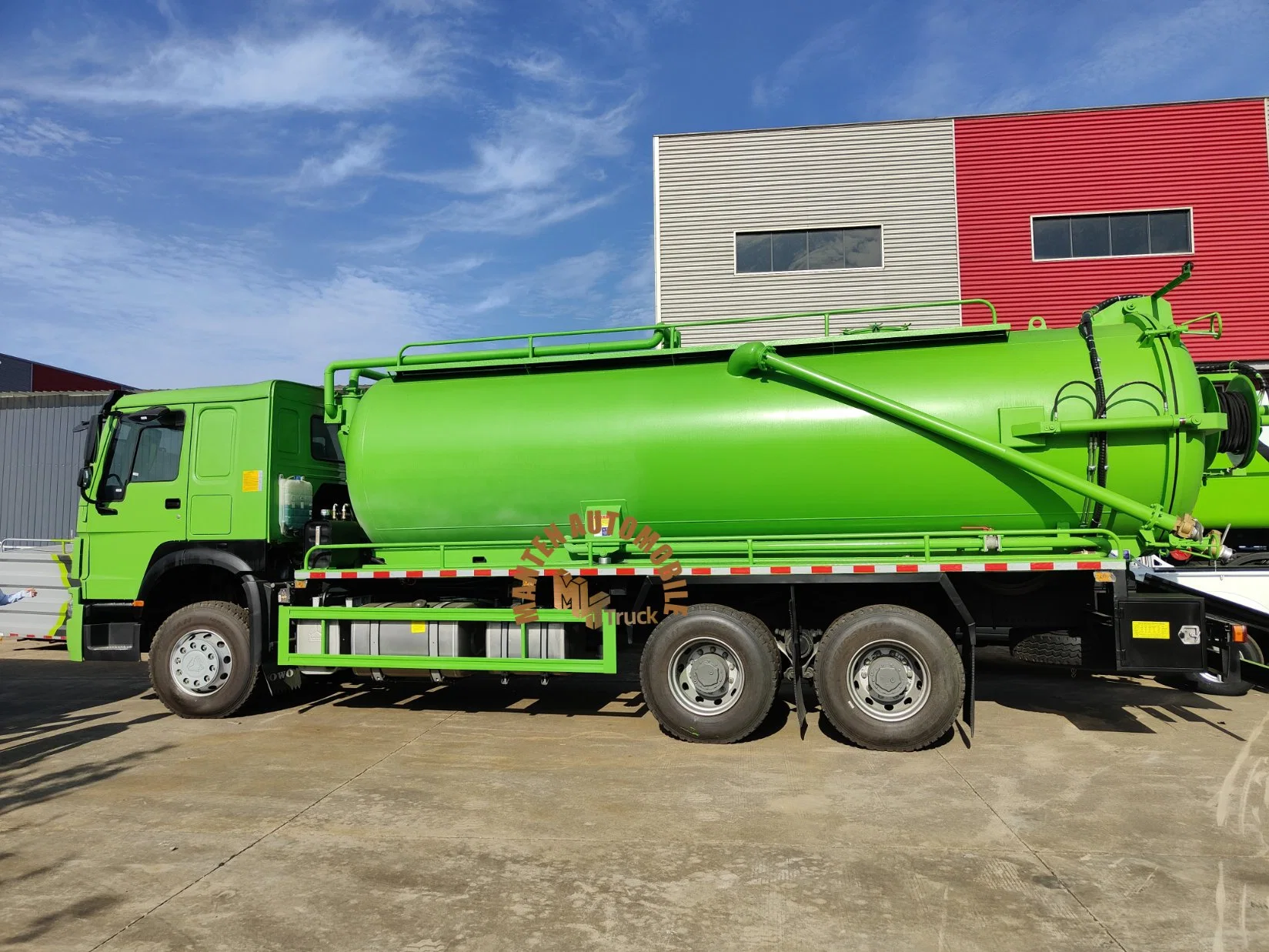 POMPE de Jurop fécale À aspiration DE RÉSERVOIR 6X4 25 tonnes utilisée pour aspirer les eaux usées Chariot à jets