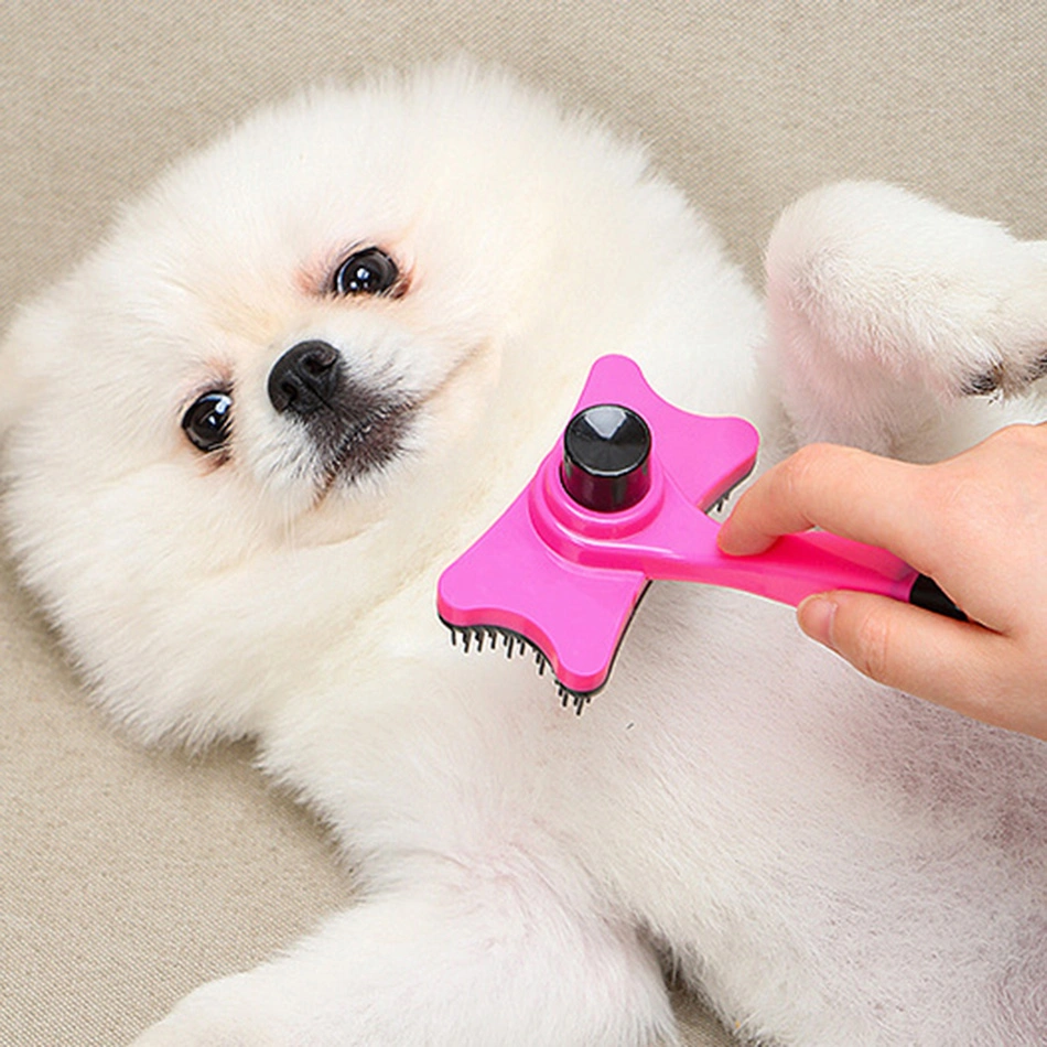 Un clic flottant enlèvement de cheveux PET chat et chien Comb