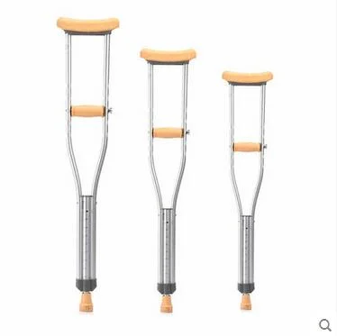 Topmedi Medical Equipment Underarm Axillary Aluminum Crutch Walking Cane