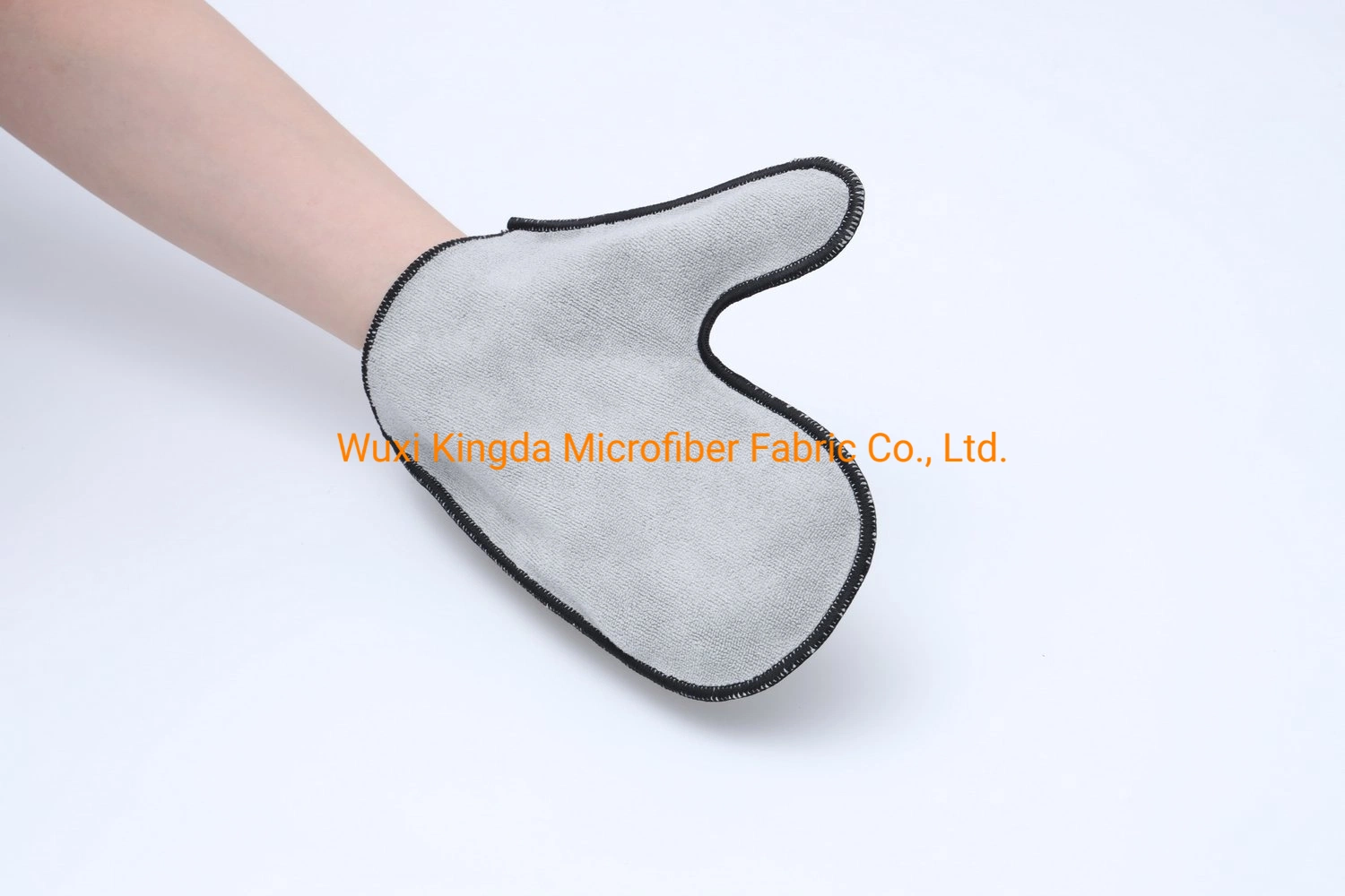 Microfiber Cleaning Gloves Back Side Terry Cloth with Vivid Digital Printing