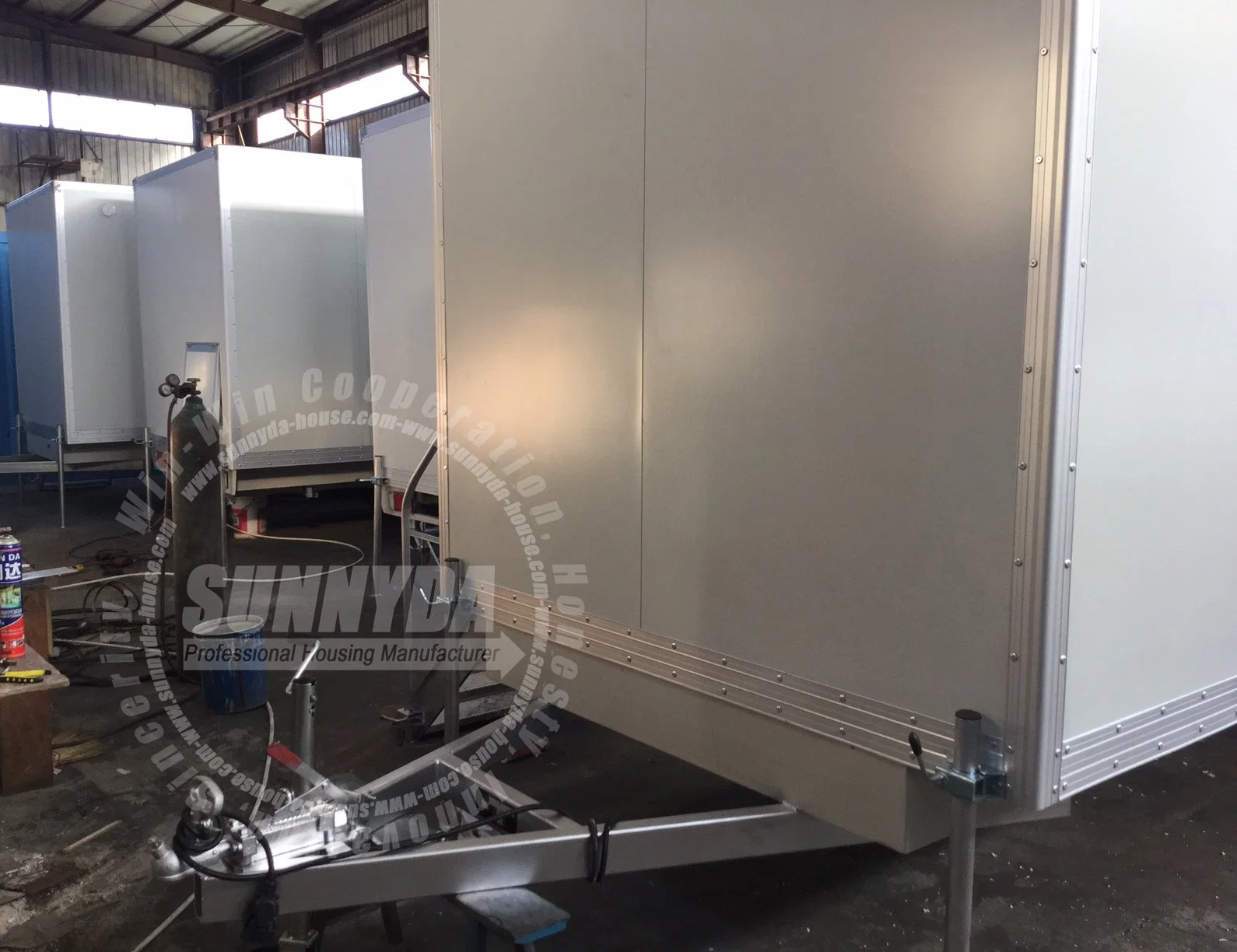 Motorcycle Cargo Trailer, Portable Toilet, Movable Trailer Toilet