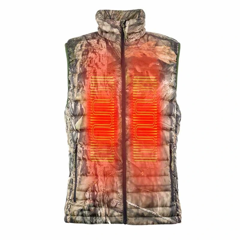 Winter Clothing Outdoor Mens Hunting Camo Heated Down Vests