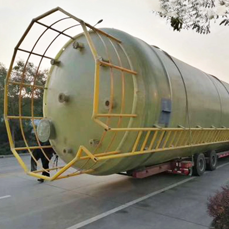 Glass Fiber Reinforced Plastic Vertical Horizontal Chemical Sulfuric Acid and Hydrochloric Acid Storage Tank