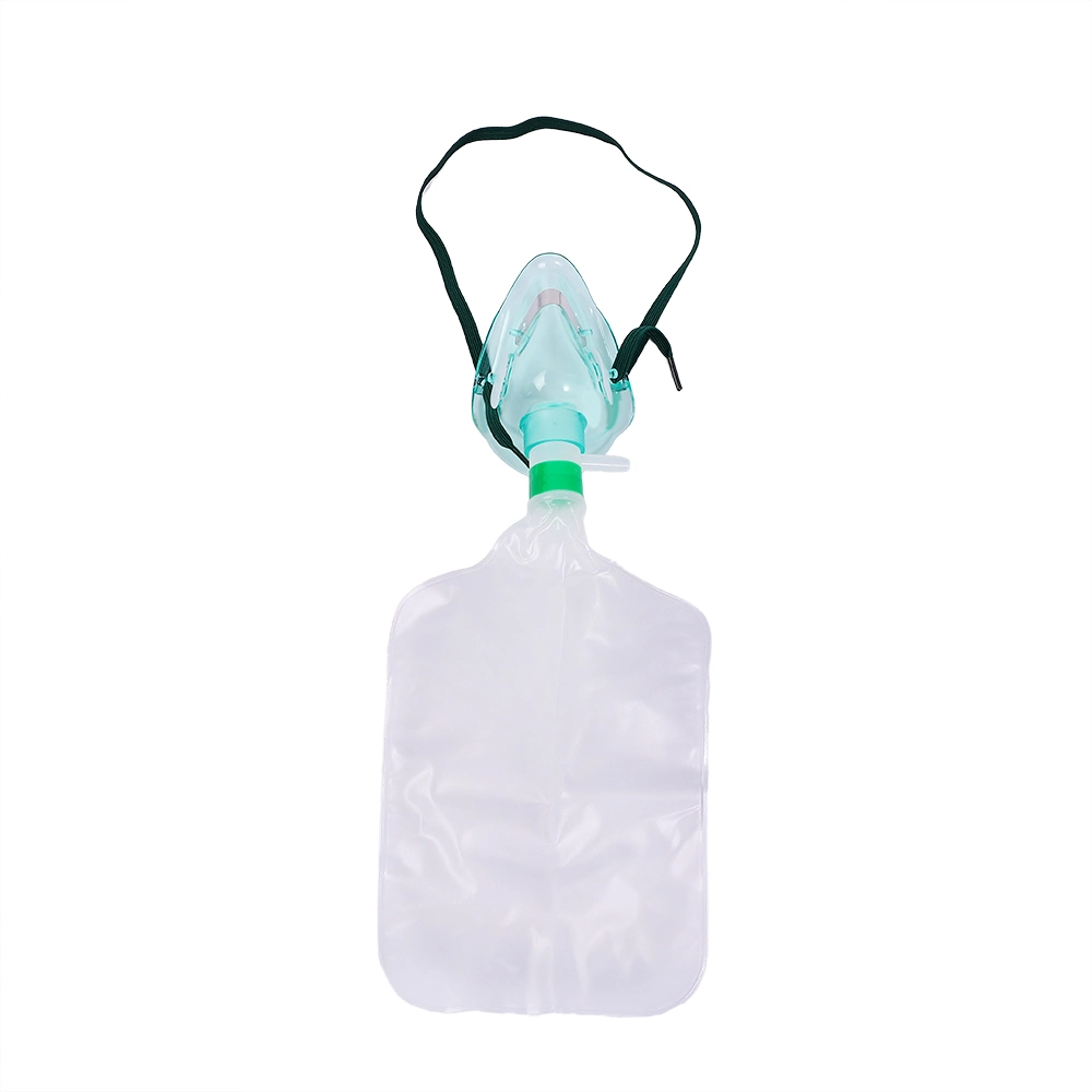 Professionelle Hersteller Non-Rebreather medizinische PVC-Sauerstoffmaske mit Reservoir Beutel