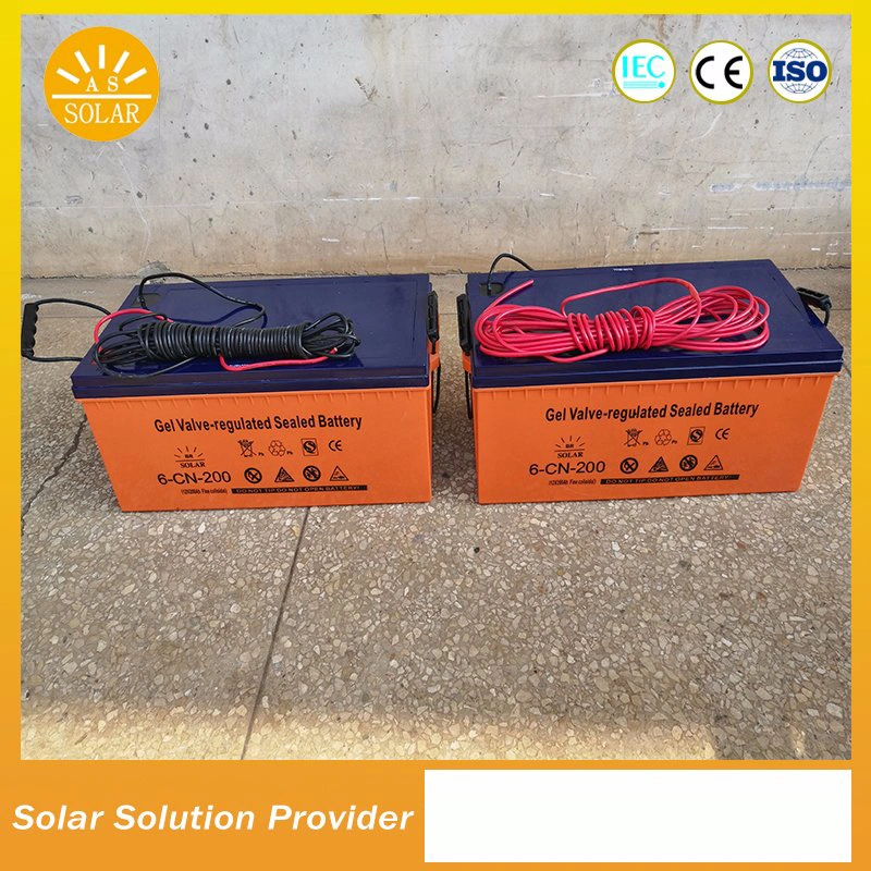 Low Price 150ah Gel Battery Solar Power Deep Cycle for Solar System