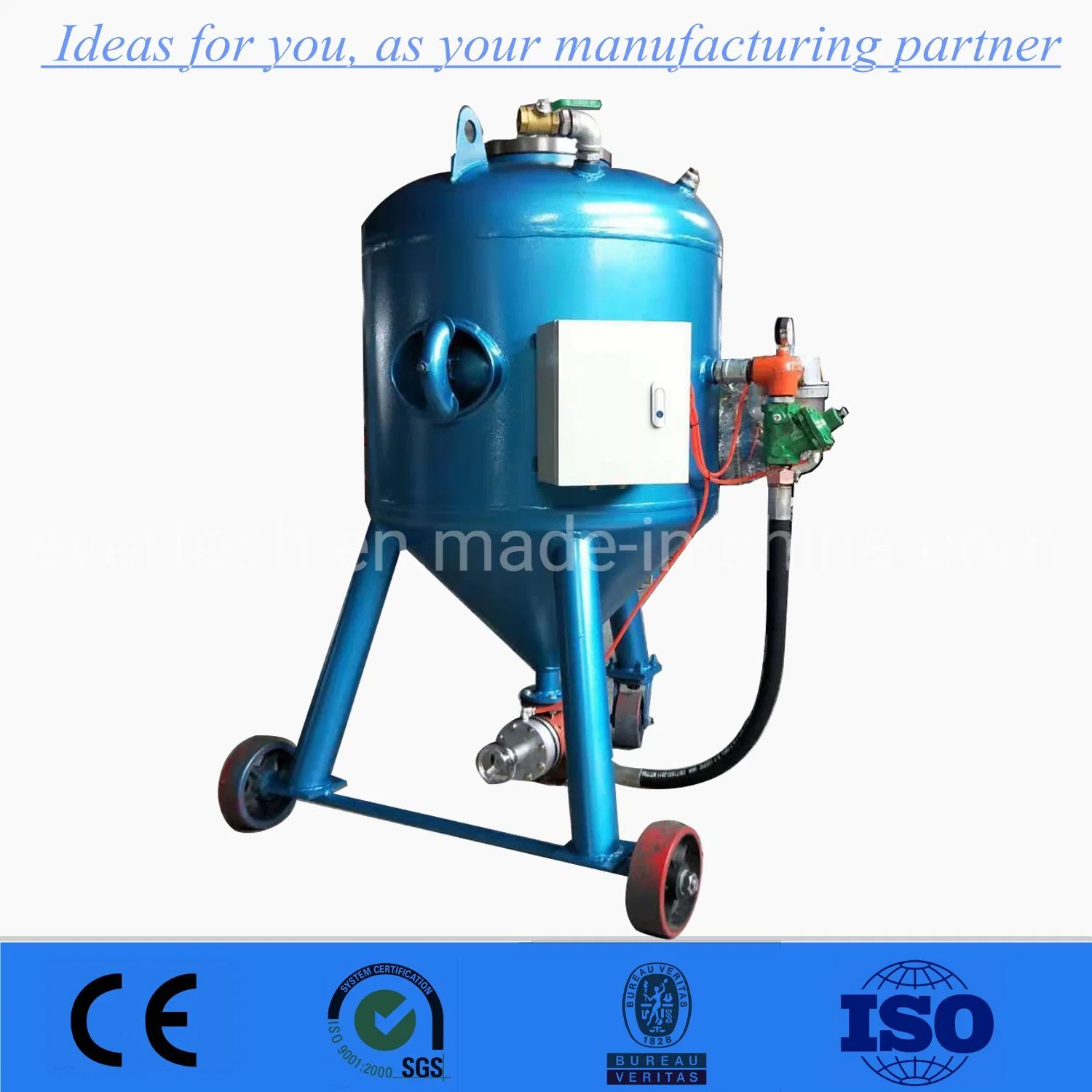 China Portable Small Sand Blasting Pot Machinery /Equipment for Sale