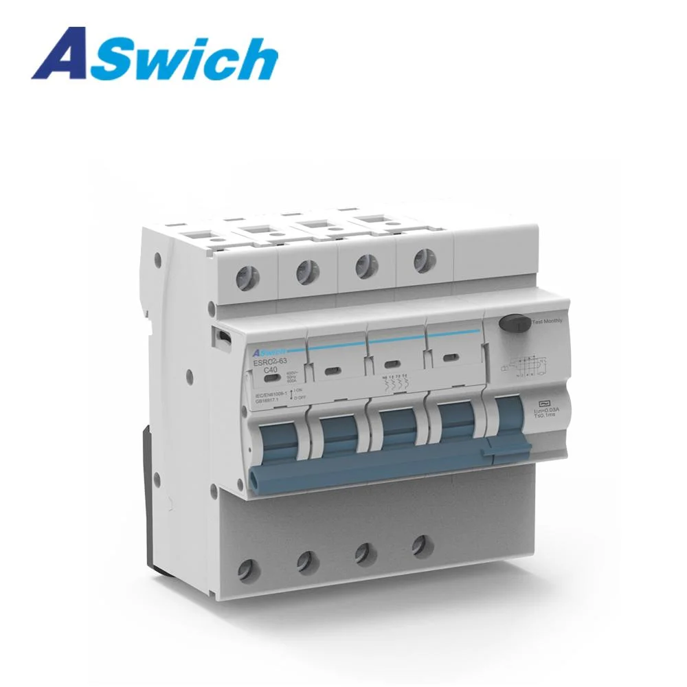 RCBO Breaker, , Earth Leakage, 2p, C Curve, 20A, 30mA, 240 V, 240 V AC 50/60 Hz