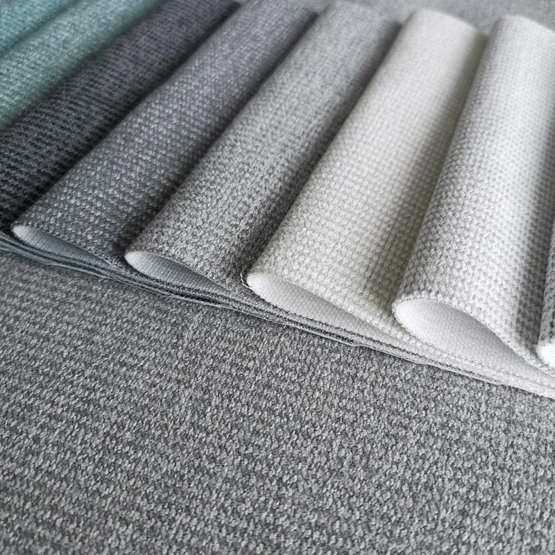 Sofa Upholstery Polyester Home Textiles Pure Cotton Linen Fabric for Bed Linen