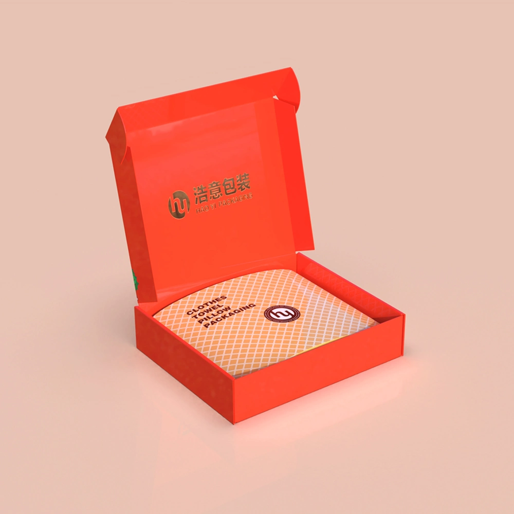 Custom Logo Gift Boxes Luxury Packaging Hot Selling Red Corrugated Paper Food Gift Packaging Box for Christmas Packing Cosmetic Plastic Bottle Shipping Storage