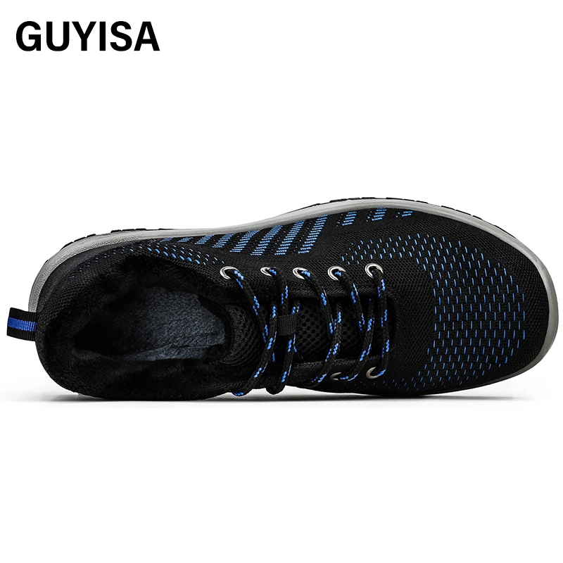 Guyisa Lightweight and Comfortable Industrial Protective Steel Toe Men