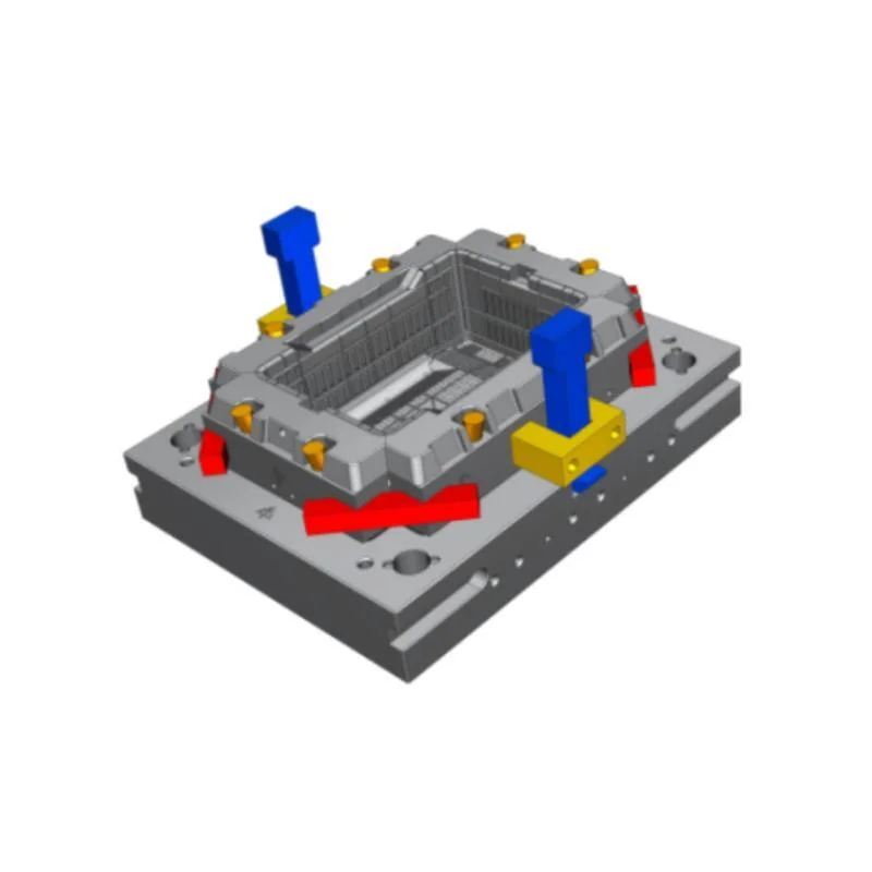 Customized Injection Tooling Mould for Stockable Plastic Crate Turnover Container Box