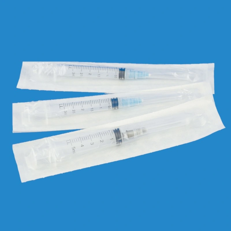 Disposable Syringe 3ml Luer Slip for Injection with Needle CE ISO