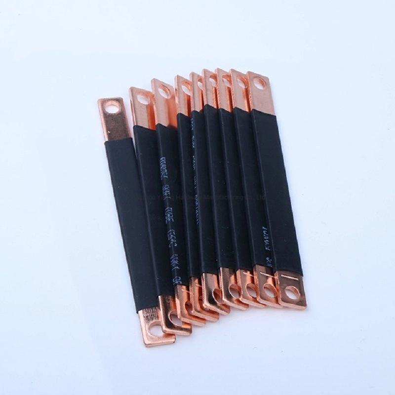 Made in China Customized Flexible Flat Busbar Tinned Insulated Copper Busbar for Batter Pack