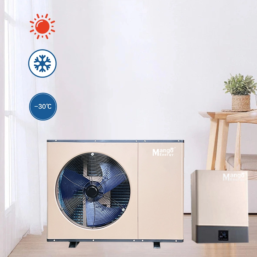 Mango Heat Pump Heating Cooling Split R32 Heat Pump New Energy Evi DC Inverter Air Source Heat Pumps Water Heaters