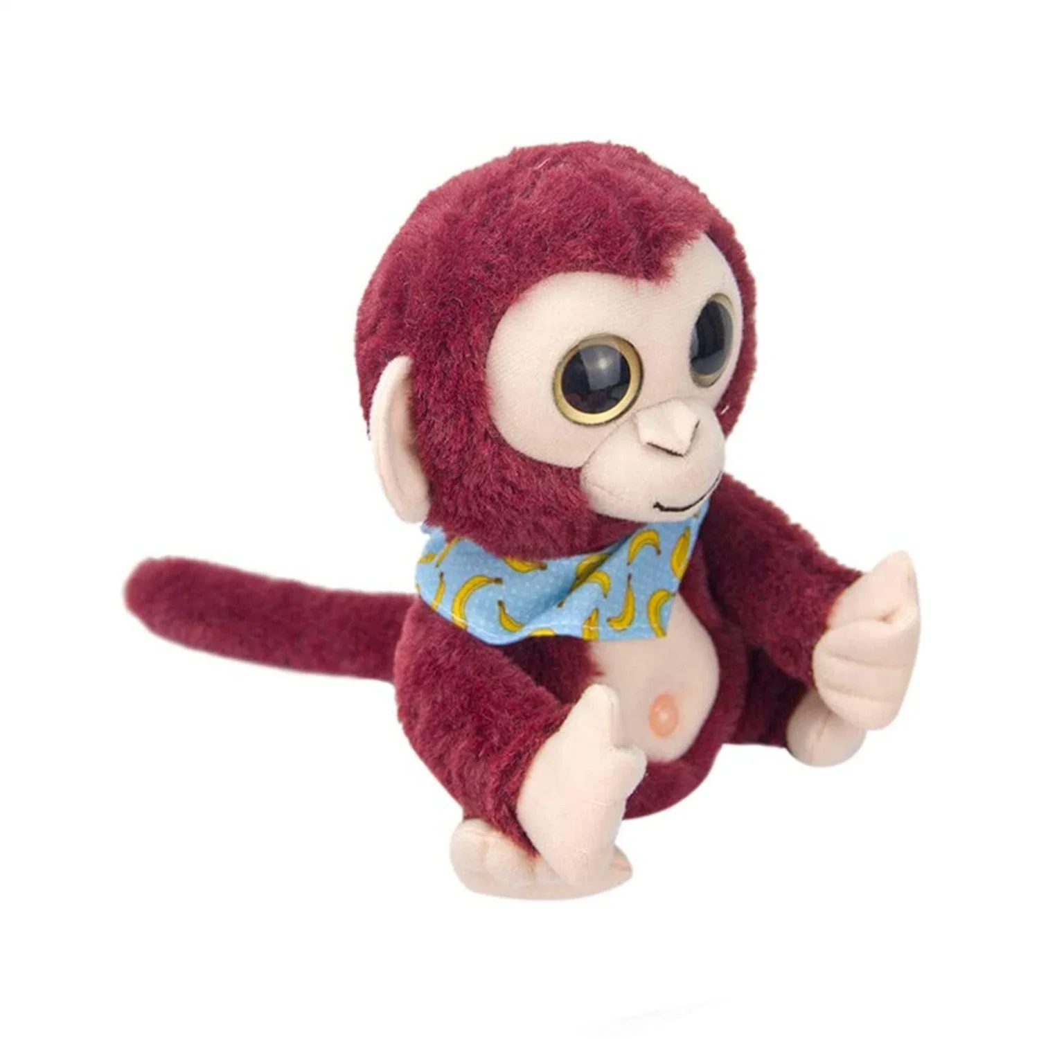 Fluffy Custom Soft Stuffed PP Cotton Monkey Animal Kids Toy