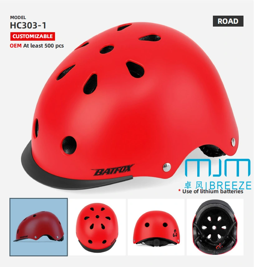 Tjbk-303 Children&prime; S Skateboard Helmet Bicycle Balance Bike Tactical Helmet Children&prime; S Cycling Solid Color Helmet