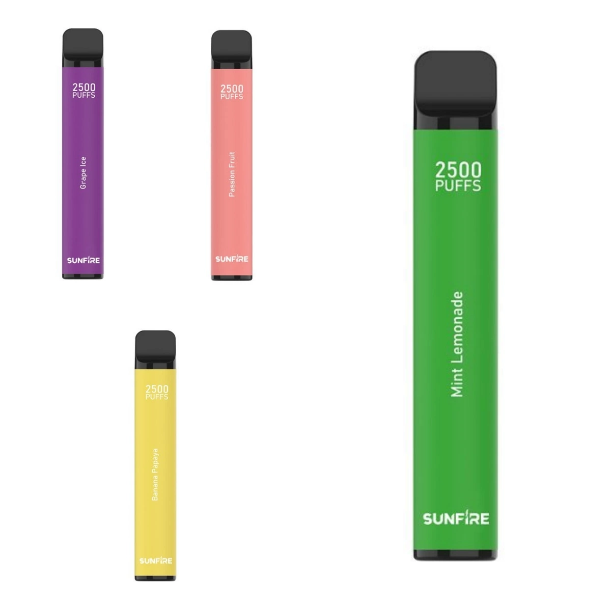 Disposable Electronic Smoking Cigarette Vape 2500 Wape Puffs Popular Design 0%/2%/5% Nicotine Salt