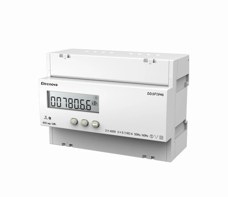 DIN Rail Mounted Multi-Fuction Tariff Digital 3 Phase 3 Wire Energy Meter