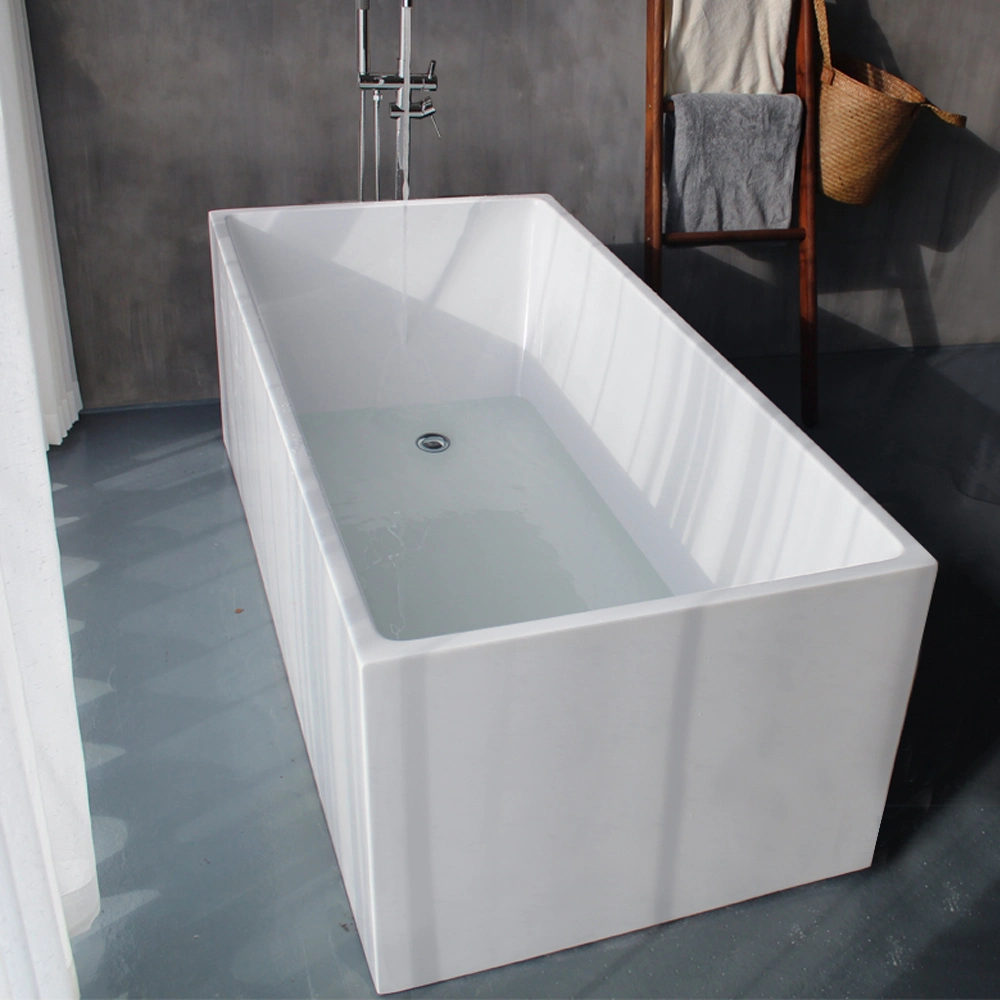 Bathroom Tub Oval Shaped Bathtub Acrylic Material Bath Tub