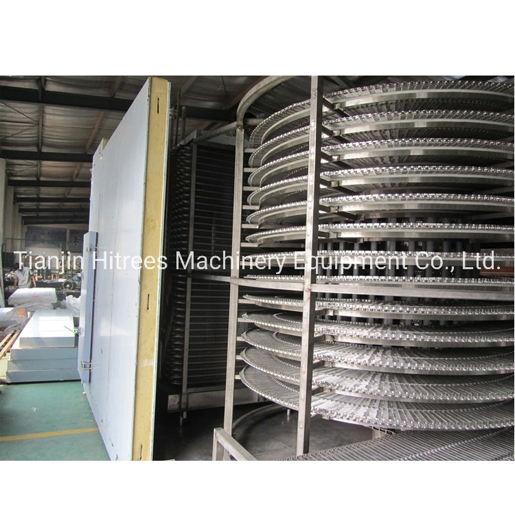 Spiral Freezer Belt Conveyor Freezing Machine