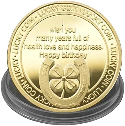 Custom Factory Price Happy Birthday Plating Challenge Coins Metal