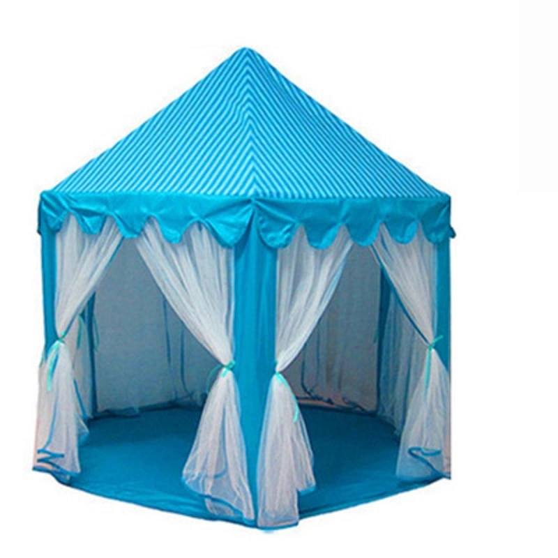 Kiddie Princess Castle Mesh Tent Collapsible Children Tent Pop up Hexagon Game Room Esg16361