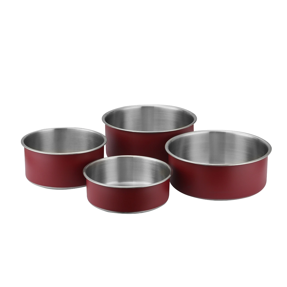 Colored Stainless Steel Small Animals Water Food Bowl