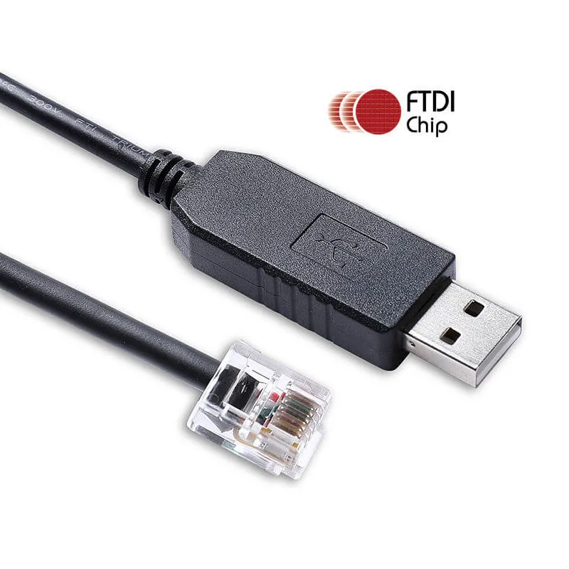 Ftdi USB to Rj11 6p4c Male USB to RS232rl Universal Serial Cable