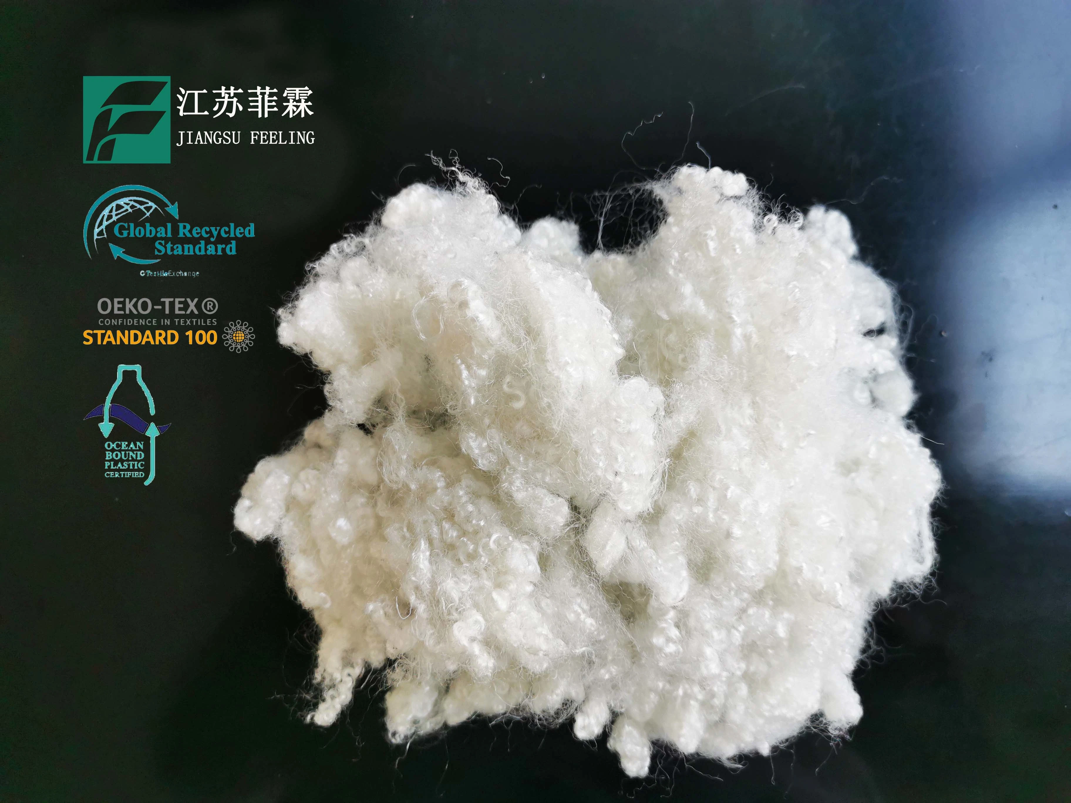 23D Wf Non-Silicon Recycle Holow Conjugate Fiber for Sofa Cushion and Bed Mattress Stuffing