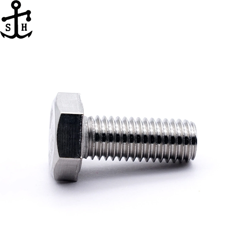 DIN933 Stainless Steel Hexagon Bolts Extra Short Hex Bolt Made in China