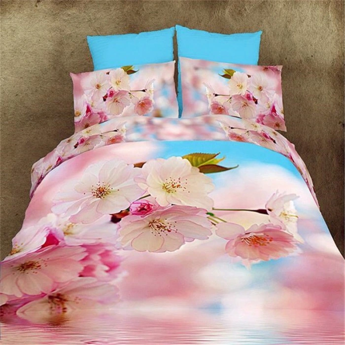 High End Bed Linen Fitted Sheets Cheap King Queen Size Home Textile 4PCS 2m/2.4m Duvet Comforter Cover ODM/OEM Pillow Shams Pillowslips Bedding Supplier