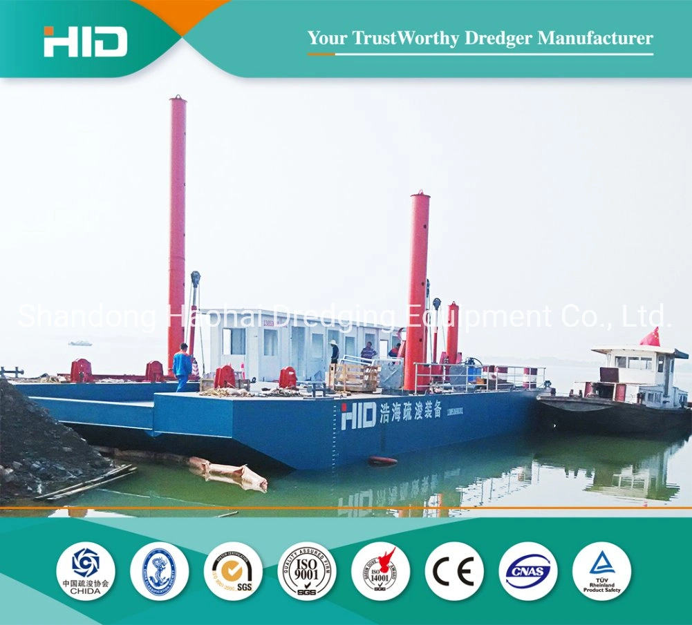 Working Barge Excavator Barge 36tons Excavator Mining Excavator Transportation Barge Platforms for Sale