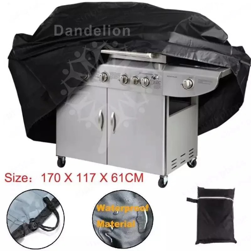 600D Custom Size Heavy Duty reißfest schneefest Regenfest wasserdicht BBQ Grill Abdeckung